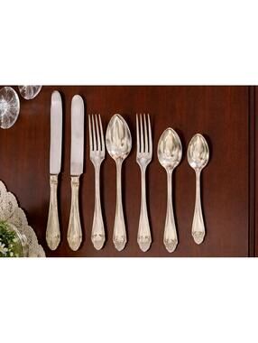 Oneida Community Plate Silverplate Flatware 7 Piece Dining Set - 1921